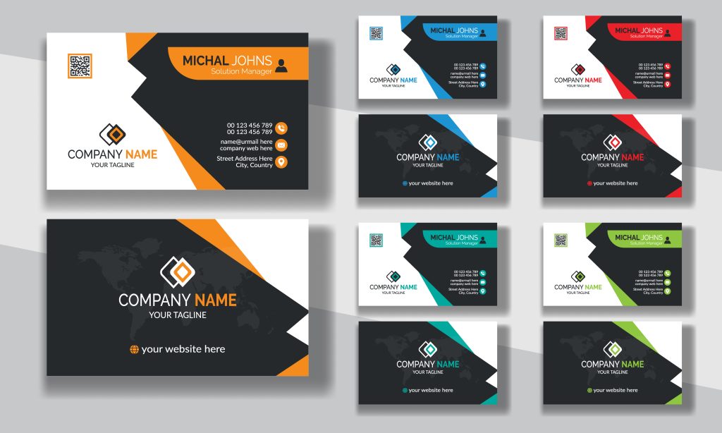 Premium custom business cards printed locally in Peterborough – professional matte and foil finish by Express Print Studio
