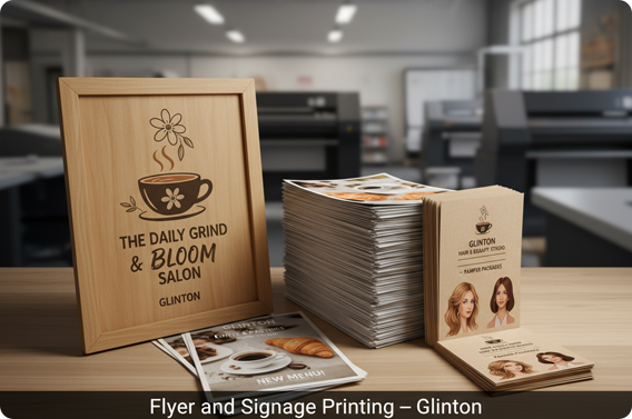 flyer and signage printing Glinton