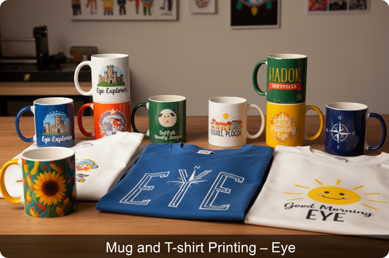 mug and T-shirt printing Eye Peterborough