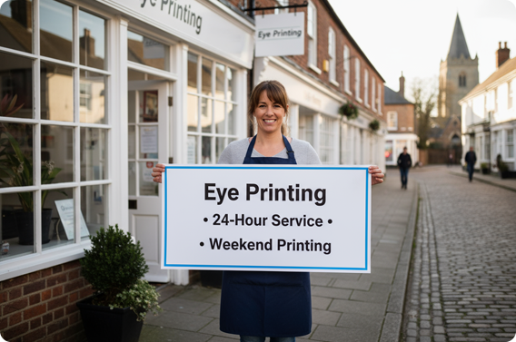 printing shop eye area