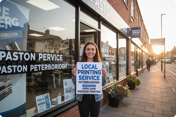 Custom Printing Services in Paston