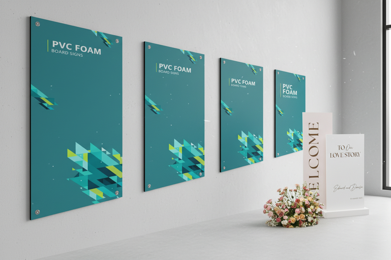 Foam board printing for indoor signage in Peterborough