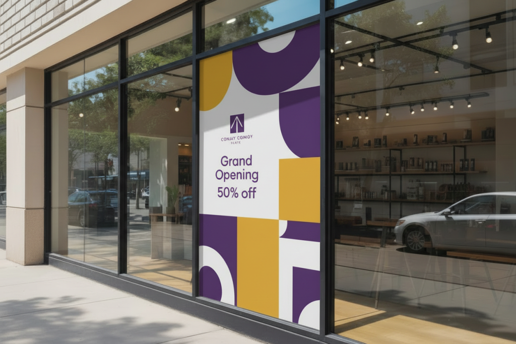 Outdoor poster printing Peterborough