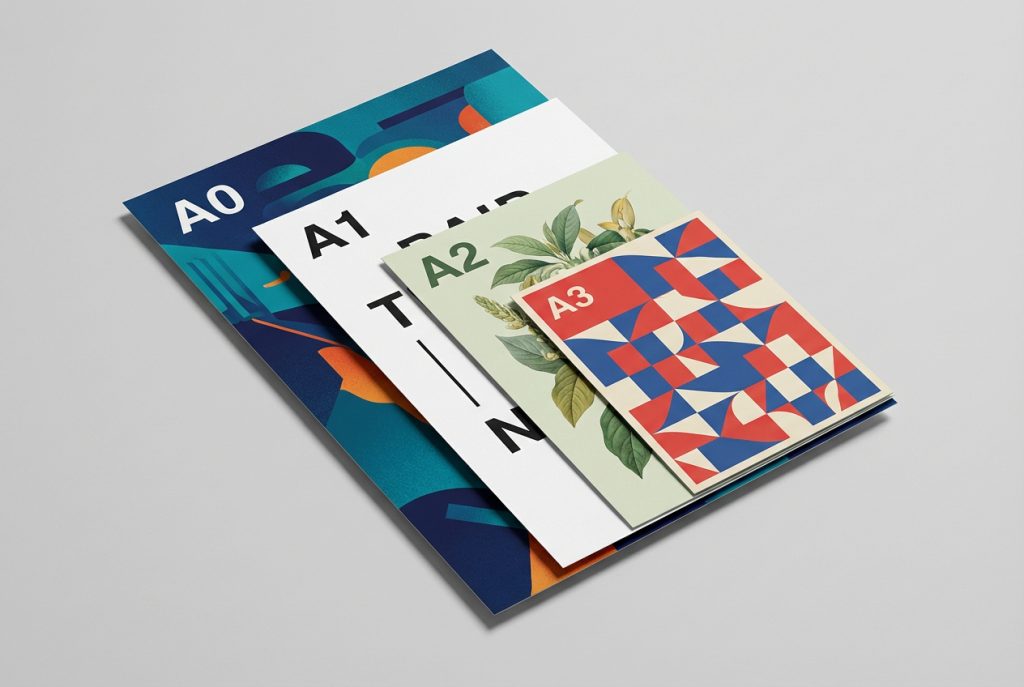 Large format poster printing in A3 A2 A1 and A0 sizes by Express Print Studio Peterborough