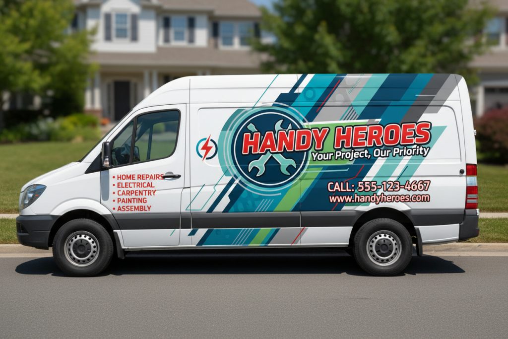 Vehicle and van graphics printing for business branding in Peterborough